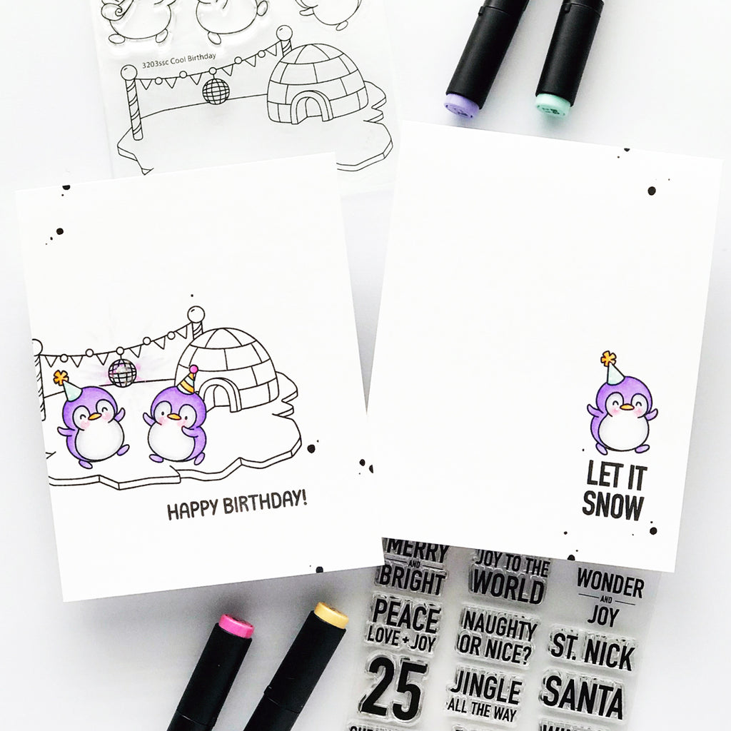 Simon Says Stamps and Dies Cool Birthday set1026cb Birthday Cards