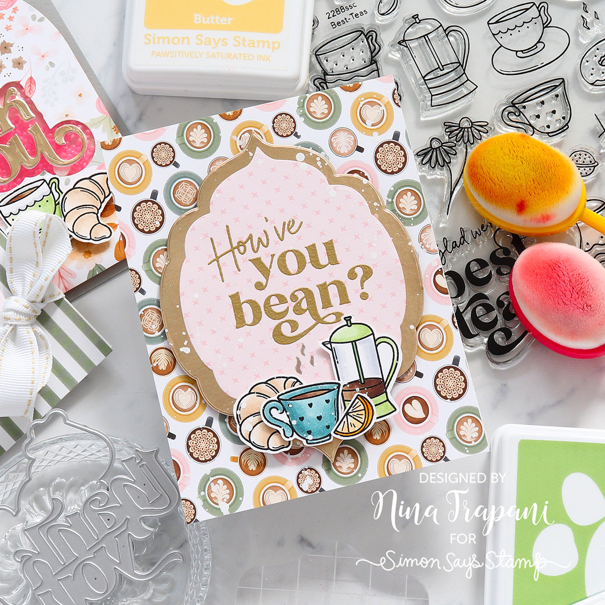 Simon Says Stamp Coordinating Dies Best-Teas 1426sdc Friend Card | color-code:ALT14