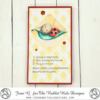 The Rabbit Hole Designs Lady Bug Coordinating Dies trh-230d naptime