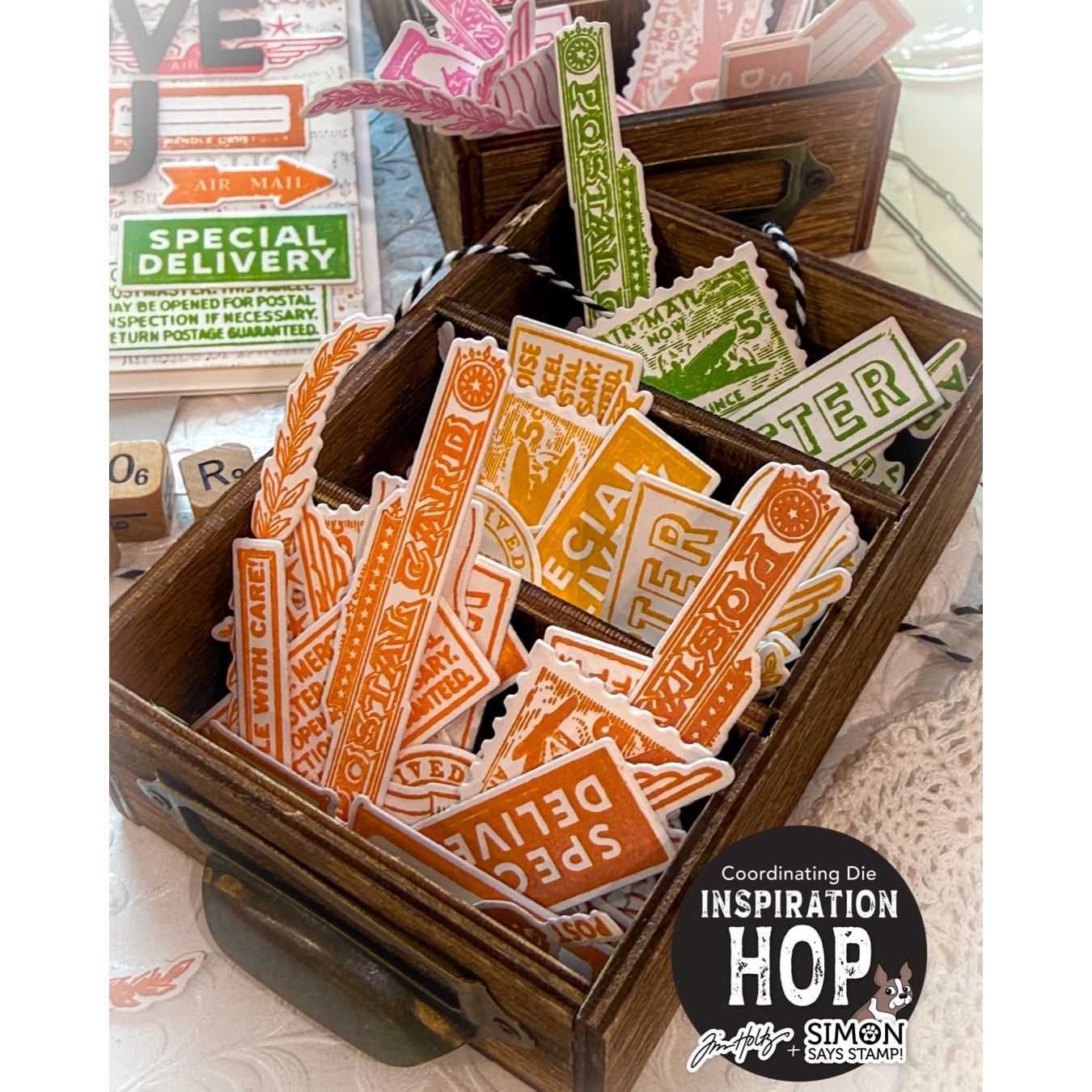 Click or Tap to Learn More: Simon Says Stamp Correspondence Wafer Dies 225sss 