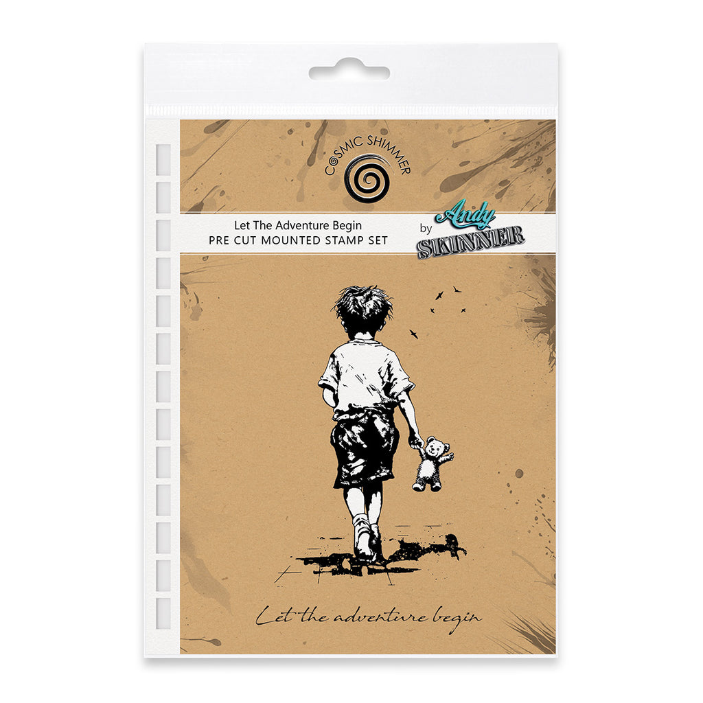 Cosmic Shimmer Andy Skinner Let The Adventure Begin Cling Stamps 07-0073-as