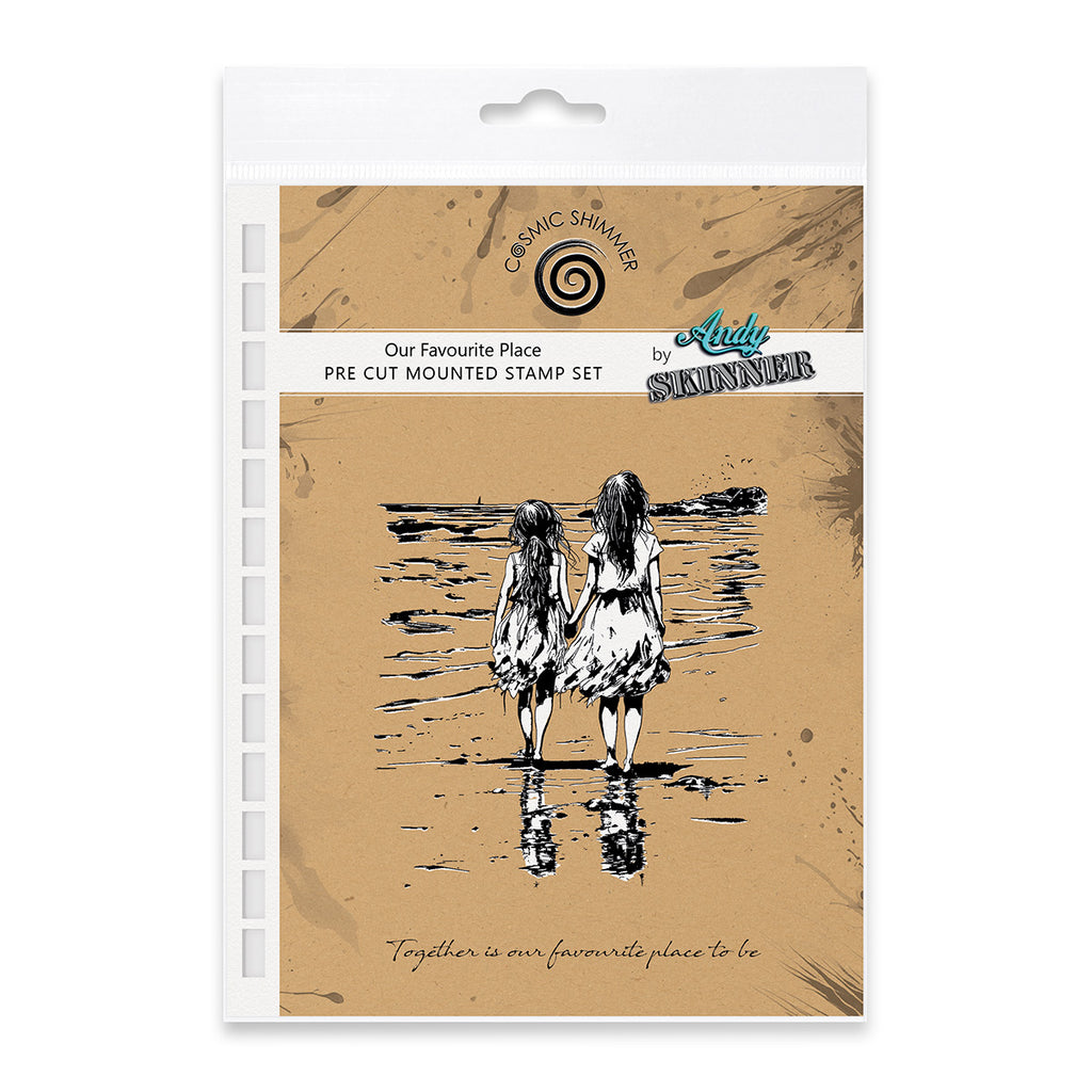 Cosmic Shimmer Andy Skinner Our Favorite Place Cling Stamps 07-0072-as