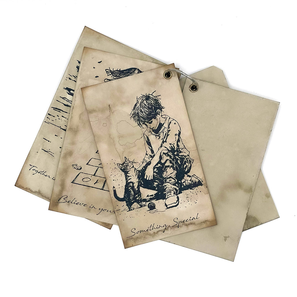 Cosmic Shimmer Andy Skinner Something Special Cling Stamps 07-0074-as tag