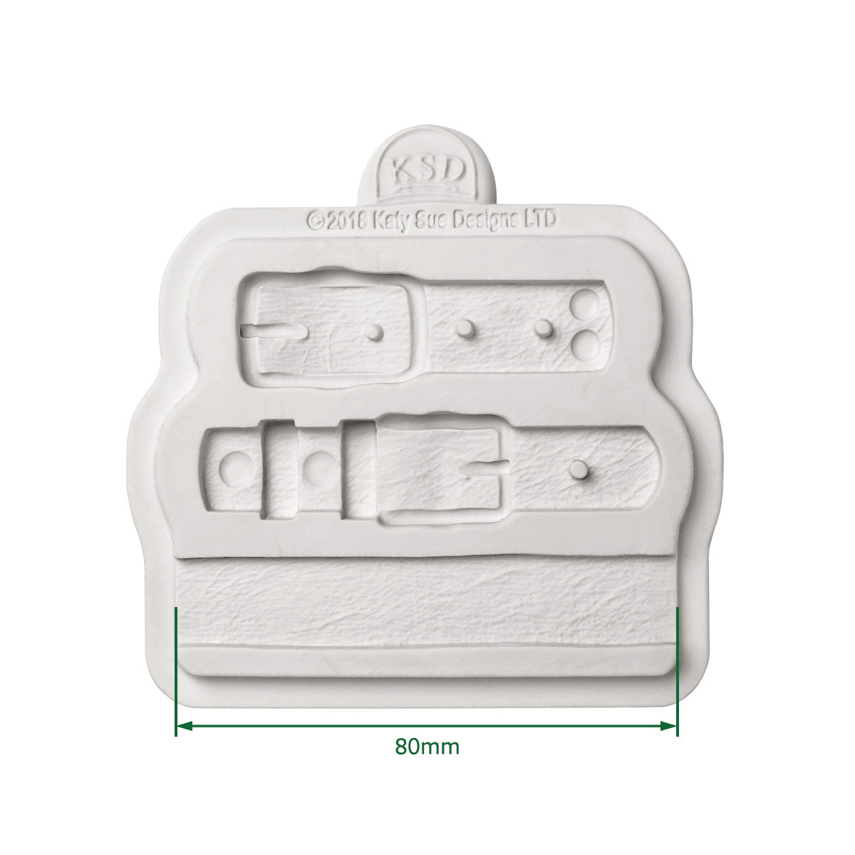 Cosmic Shimmer Belt Straps Silicone Mould ce0083-cs size