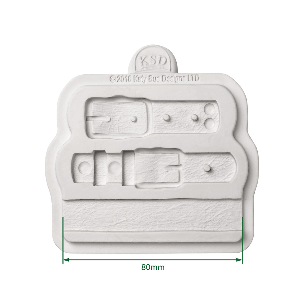 Cosmic Shimmer Belt Straps Silicone Mould ce0083-cs size