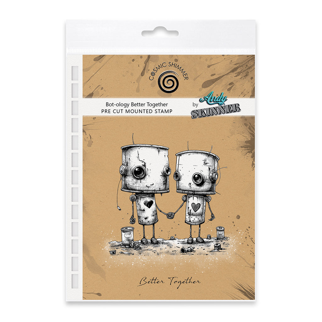 Cosmic Shimmer Bot-ology Better Together Andy Skinner Cling Stamps 07-0069-as