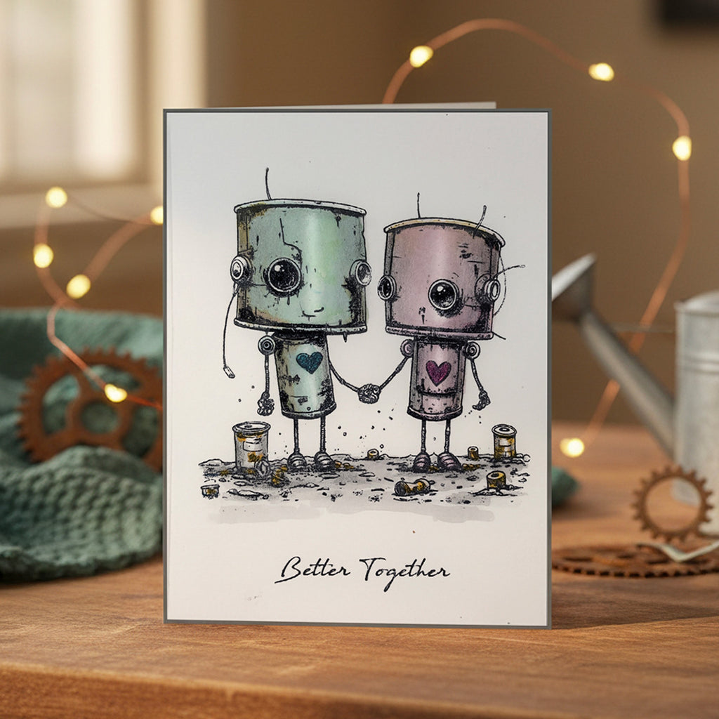 Cosmic Shimmer Bot-ology Better Together Andy Skinner Cling Stamps 07-0069-as robots