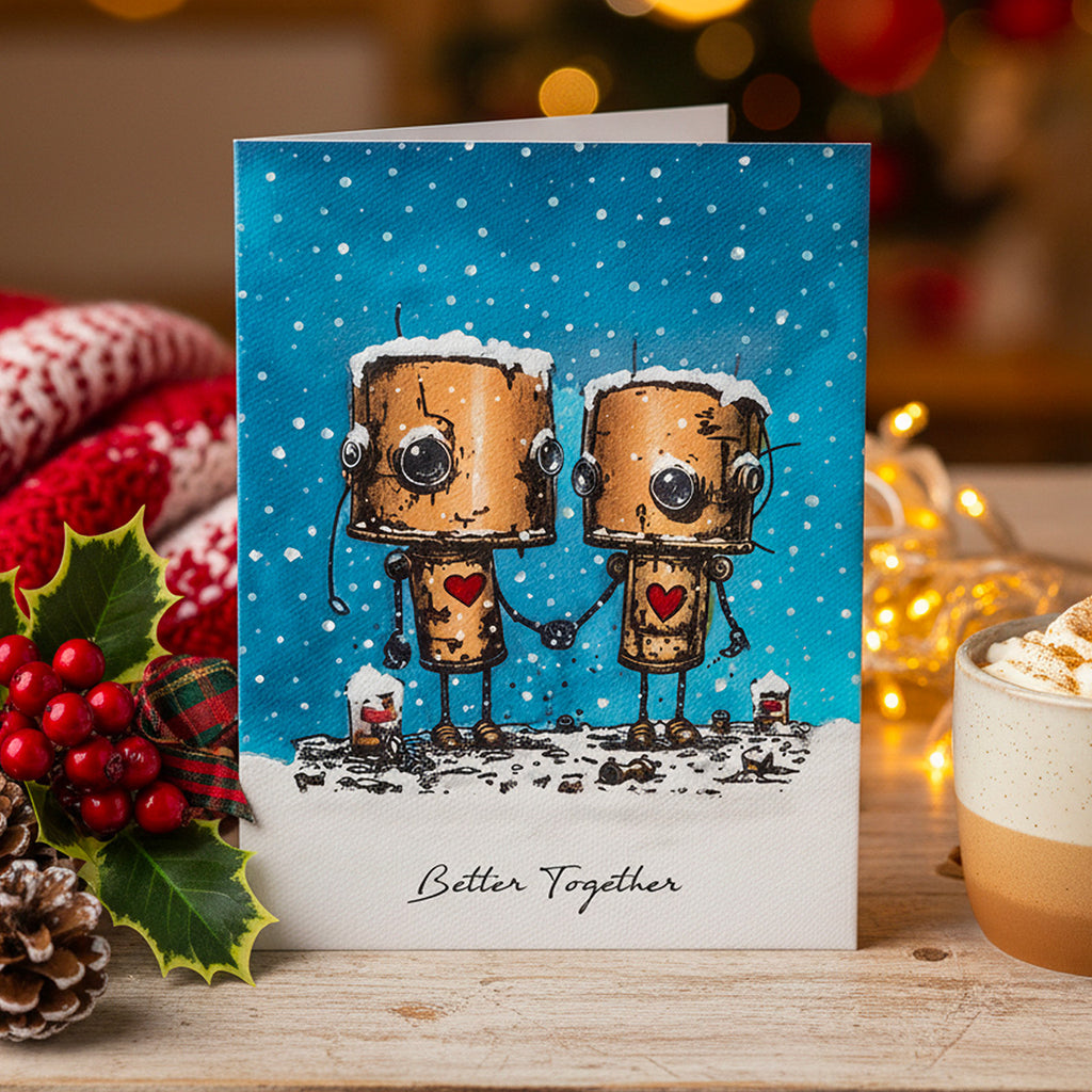 Cosmic Shimmer Bot-ology Better Together Andy Skinner Cling Stamps 07-0069-as winter robots