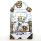 Cosmic Shimmer Bot-ology Rainy Day Andy Skinner Cling Stamps 07-0066-as design splash in puddles