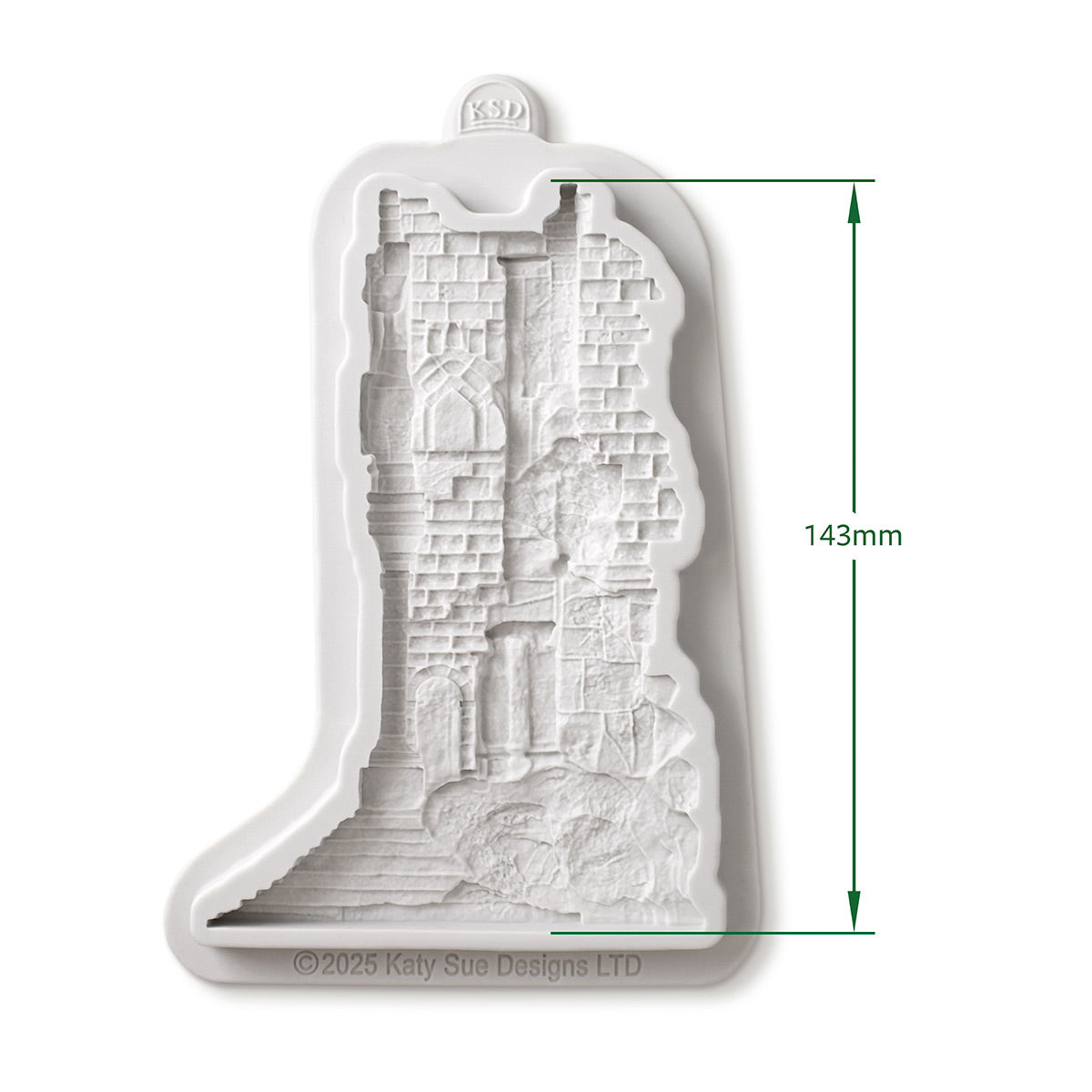 Cosmic Shimmer Castle Ruins Silicone Mould ce0160-cs dimensions