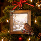 Cosmic Shimmer Classic Frame Silicone Mould ce0164-cs winter bird ornament