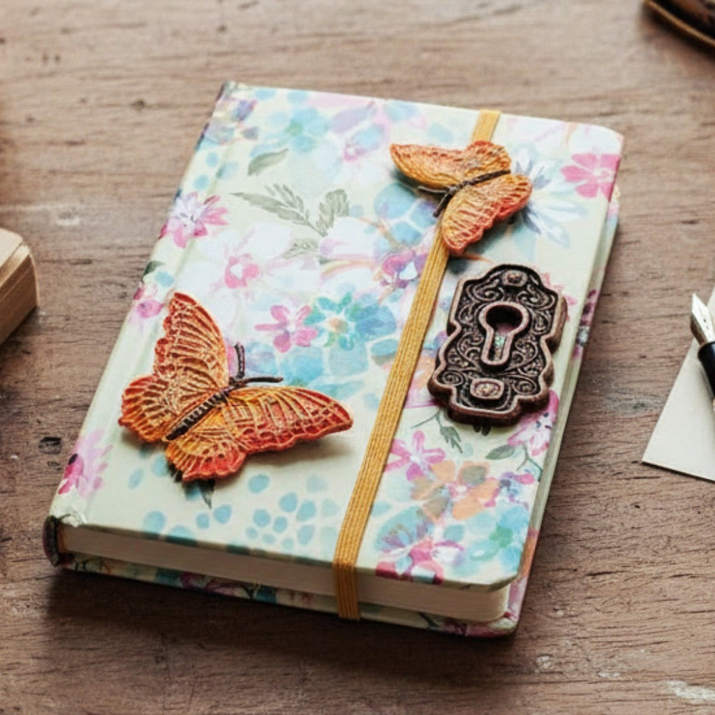 Cosmic Shimmer Delicate Detail Butterfly Duo Silicone Mould ce0148-cs journal