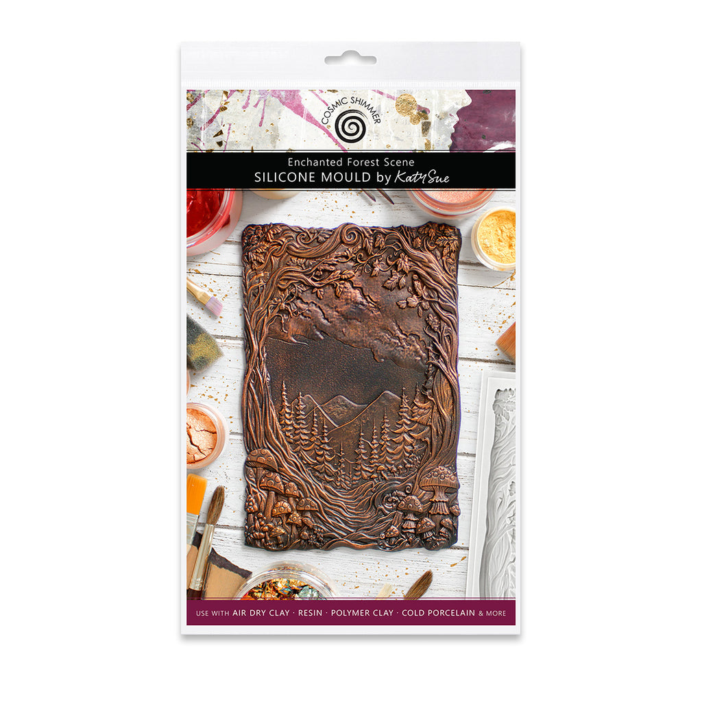 Cosmic Shimmer Enchanted Forest Scene Silicone Mold ce0154-cs