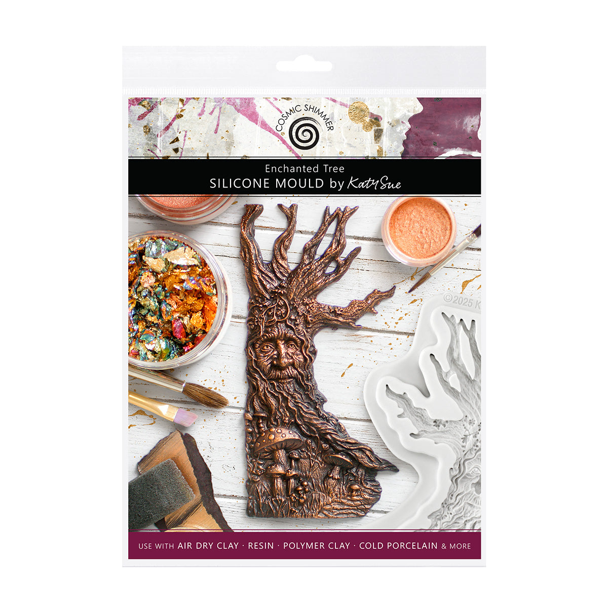 Cosmic Shimmer Enchanted Tree Silicone Mold ce0155-cs