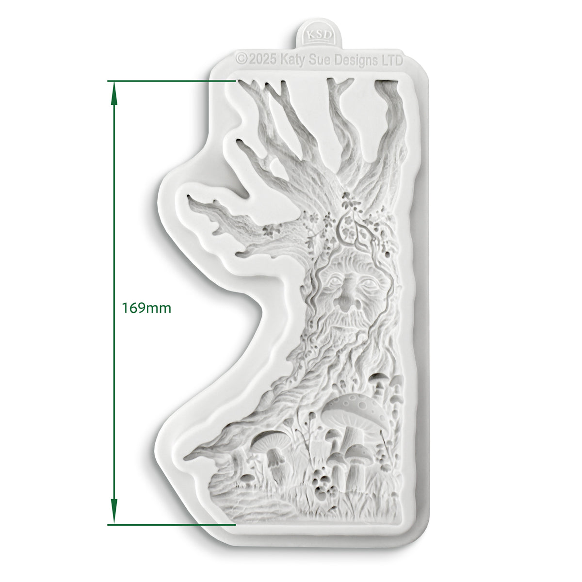 Cosmic Shimmer Enchanted Tree Silicone Mold ce0155-cs dimensions
