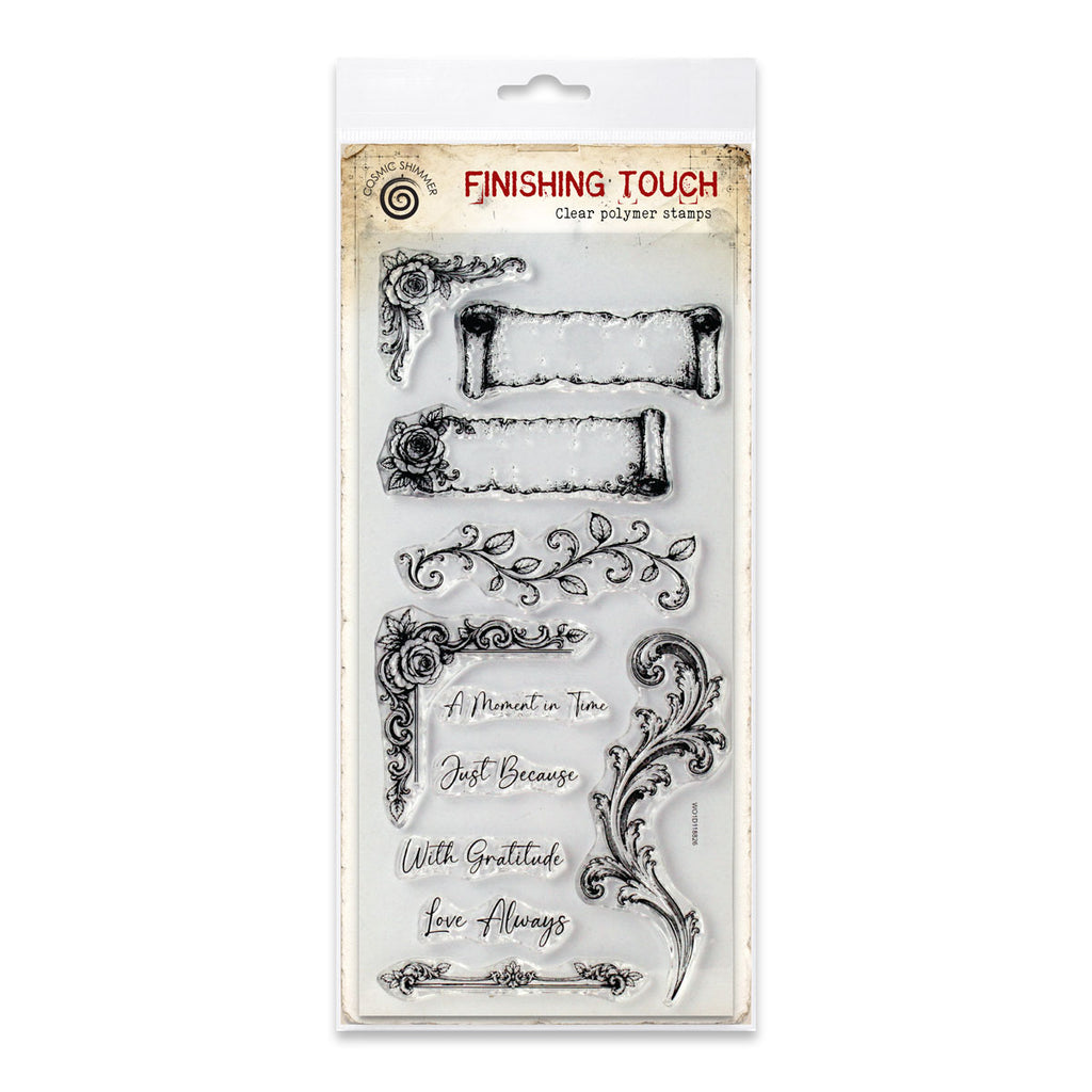 Cosmic Shimmer Finishing Touch DL Clear Stamp Set 07-9002-cs