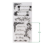 Cosmic Shimmer Finishing Touch DL Clear Stamp Set 07-9002-cs dimensions