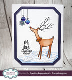 Cosmic Shimmer Fluffy Stuff Snow White 125ml 54-fs0001-125 reindeer hanging blue ornaments snow christmas card