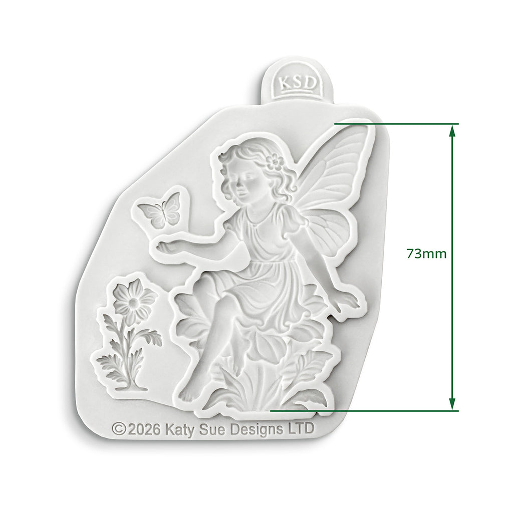Cosmic Shimmer Forest Fairy Silicone Mold cf0073-cs dimensions