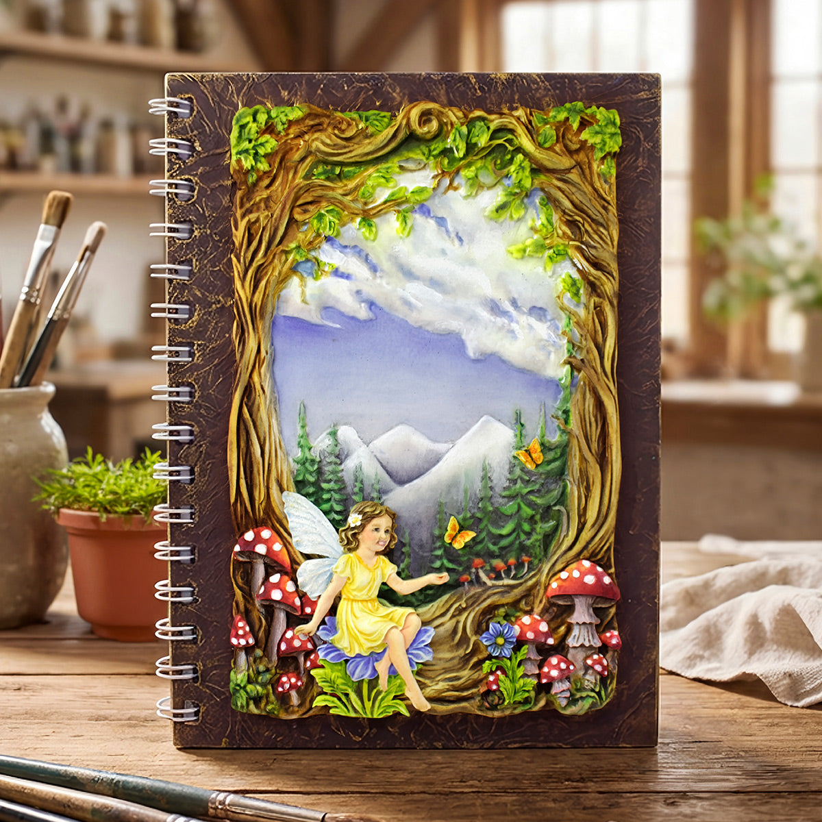 Cosmic Shimmer Forest Fairy Silicone Mold cf0073-cs girl fairy