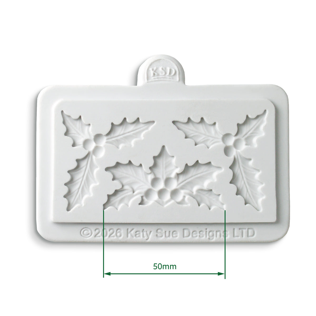 Cosmic Shimmer Holly Corners Silicone Mould ce0165-cs mold dimensions