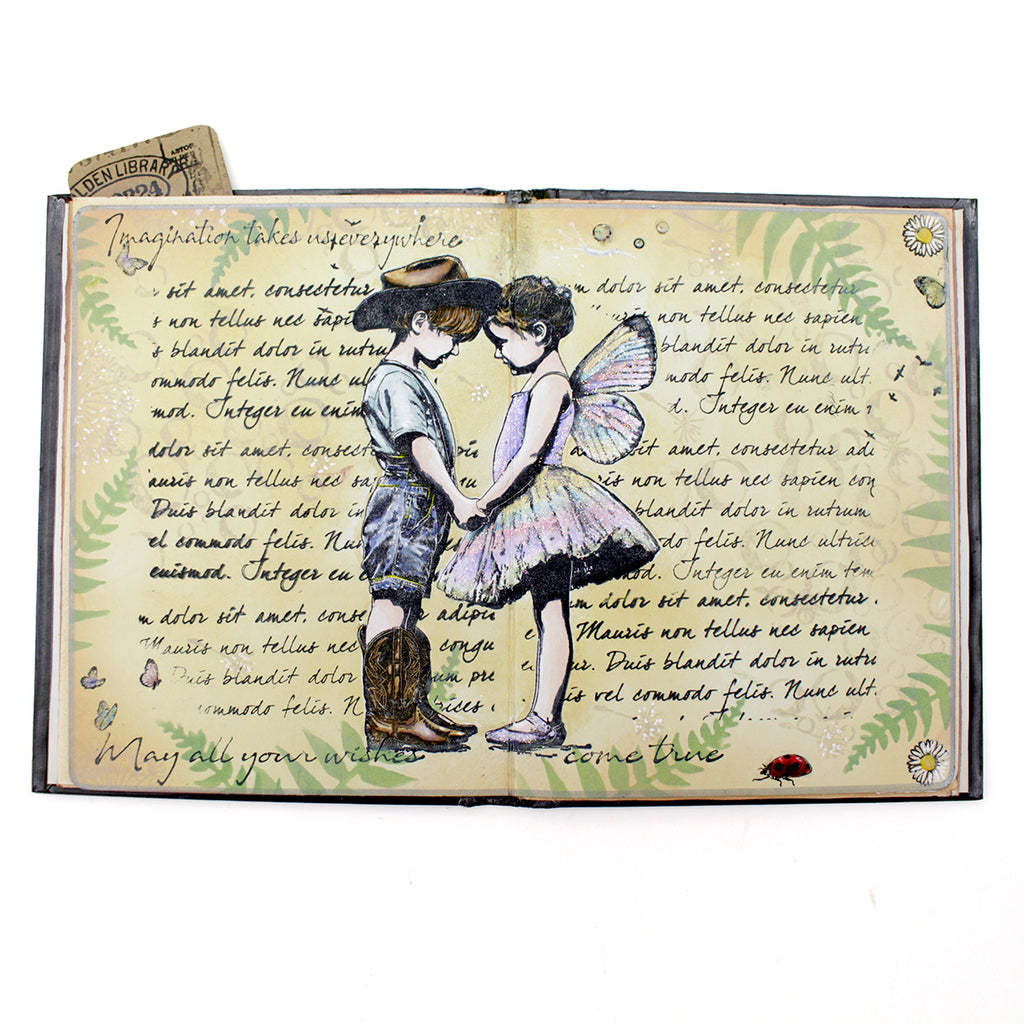 Cosmic Shimmer Imagination Cling Stamps 07-0079-as book