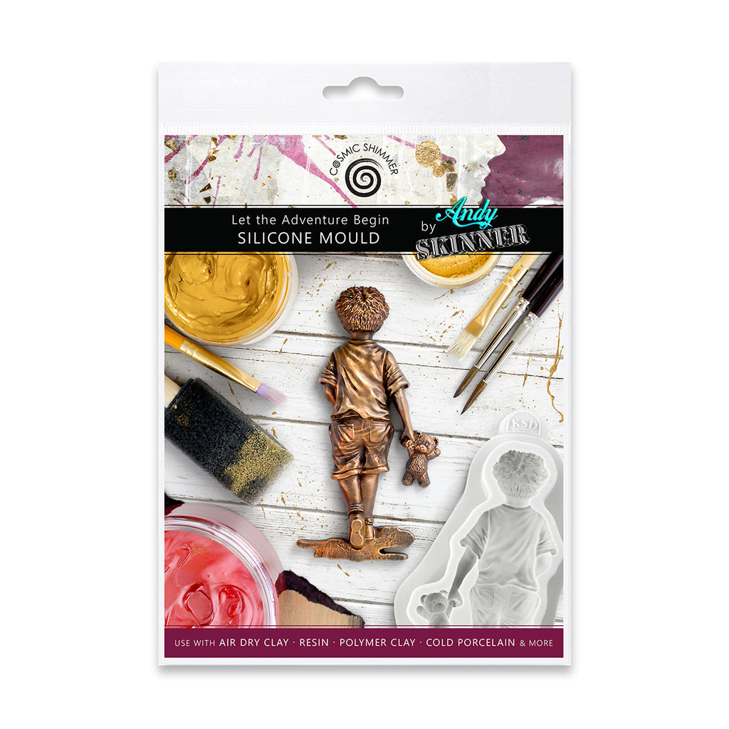 Cosmic Shimmer Let the Adventure Begin Silicone Mould by Andy Skinner cf0070-cs