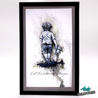 Cosmic Shimmer Let the Adventure Begin Silicone Mould by Andy Skinner cf0070-cs boy walking