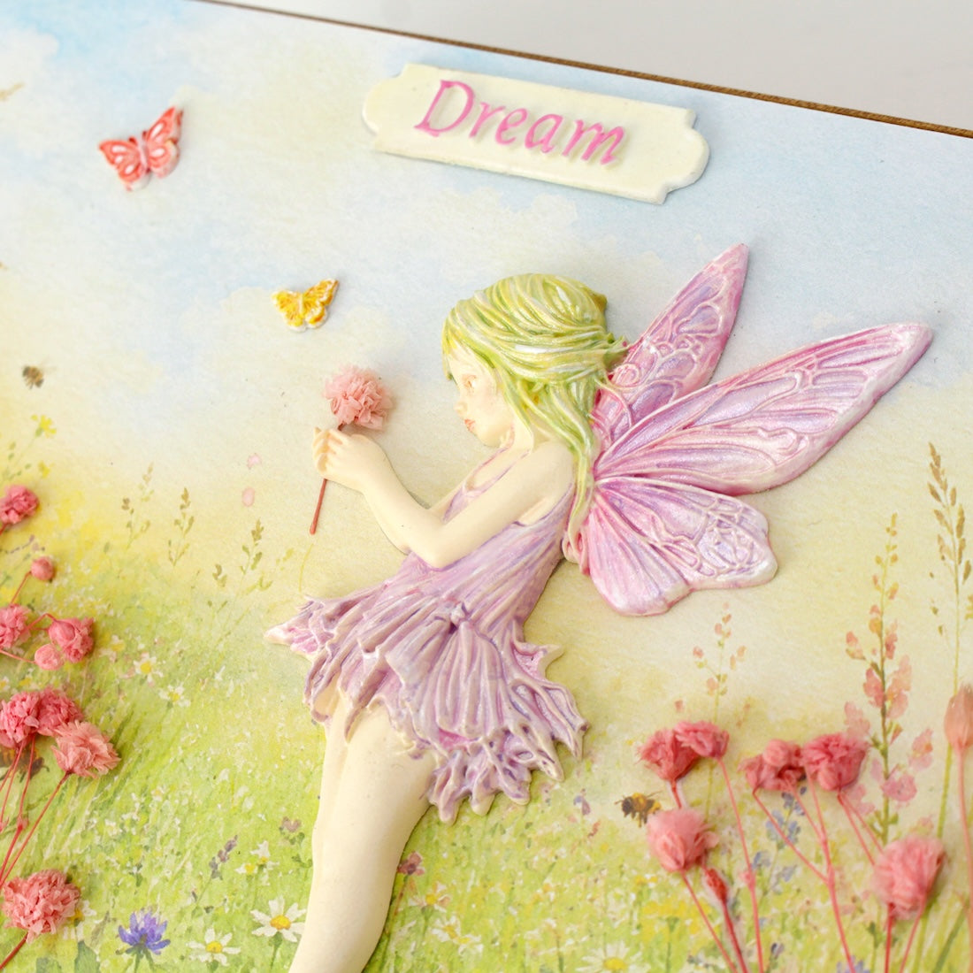Cosmic Shimmer Little Things Silicone Mould by Andy Skinner cf0080-cs fairty garden pink flowers dream card