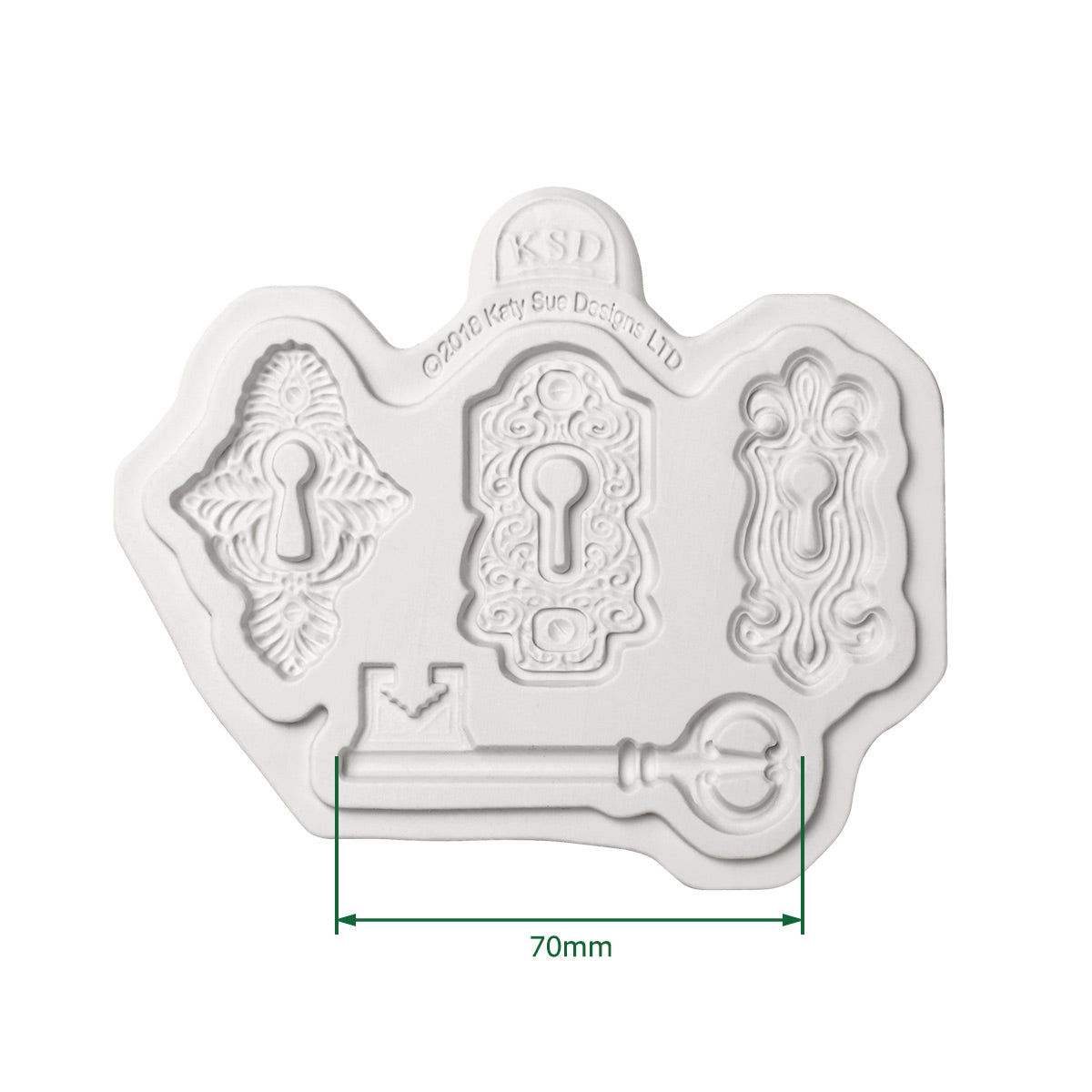 Cosmic Shimmer Locks and Key Silicone Mould ce0084-cs size