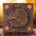 Cosmic Shimmer Medium Log Slice Silicone Mold dm0056-cs lock and key