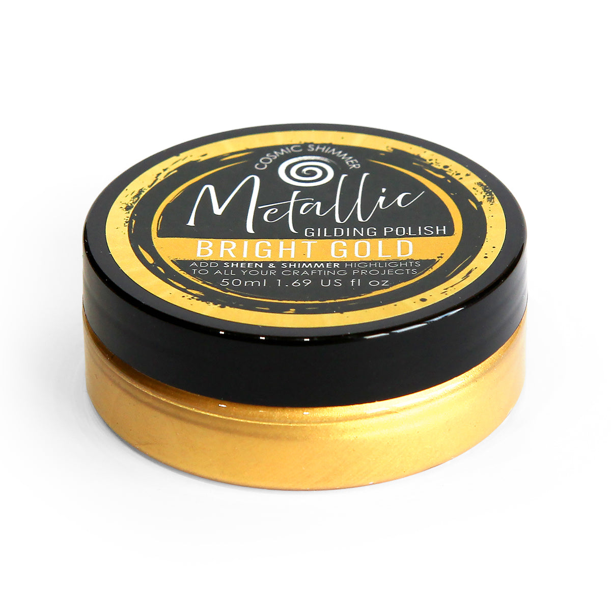 Cosmic Shimmer Metallic Gilding Polish Bright Gold 36-mp0001