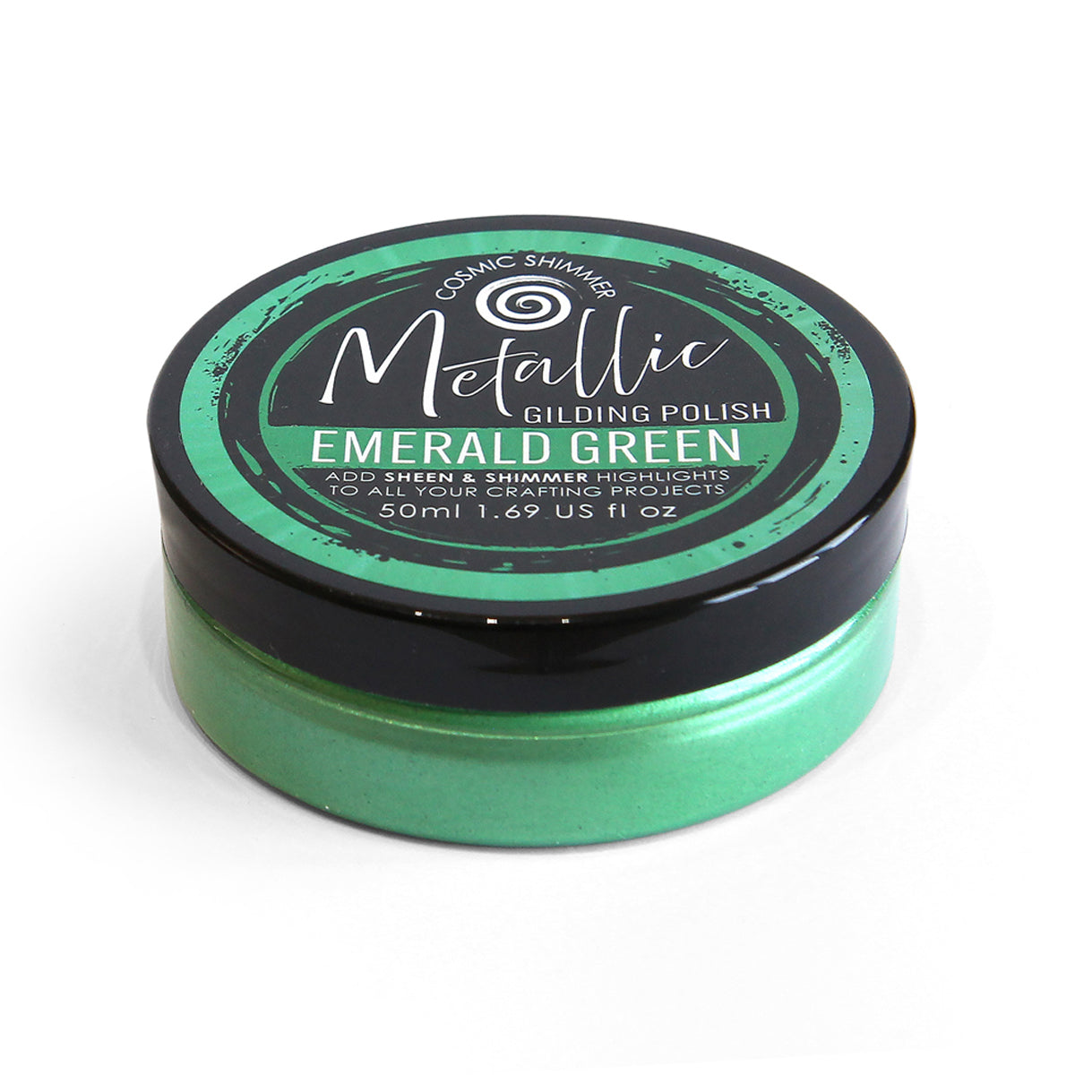 Cosmic Shimmer Metallic Gilding Polish Emerald Green 36-mp0012