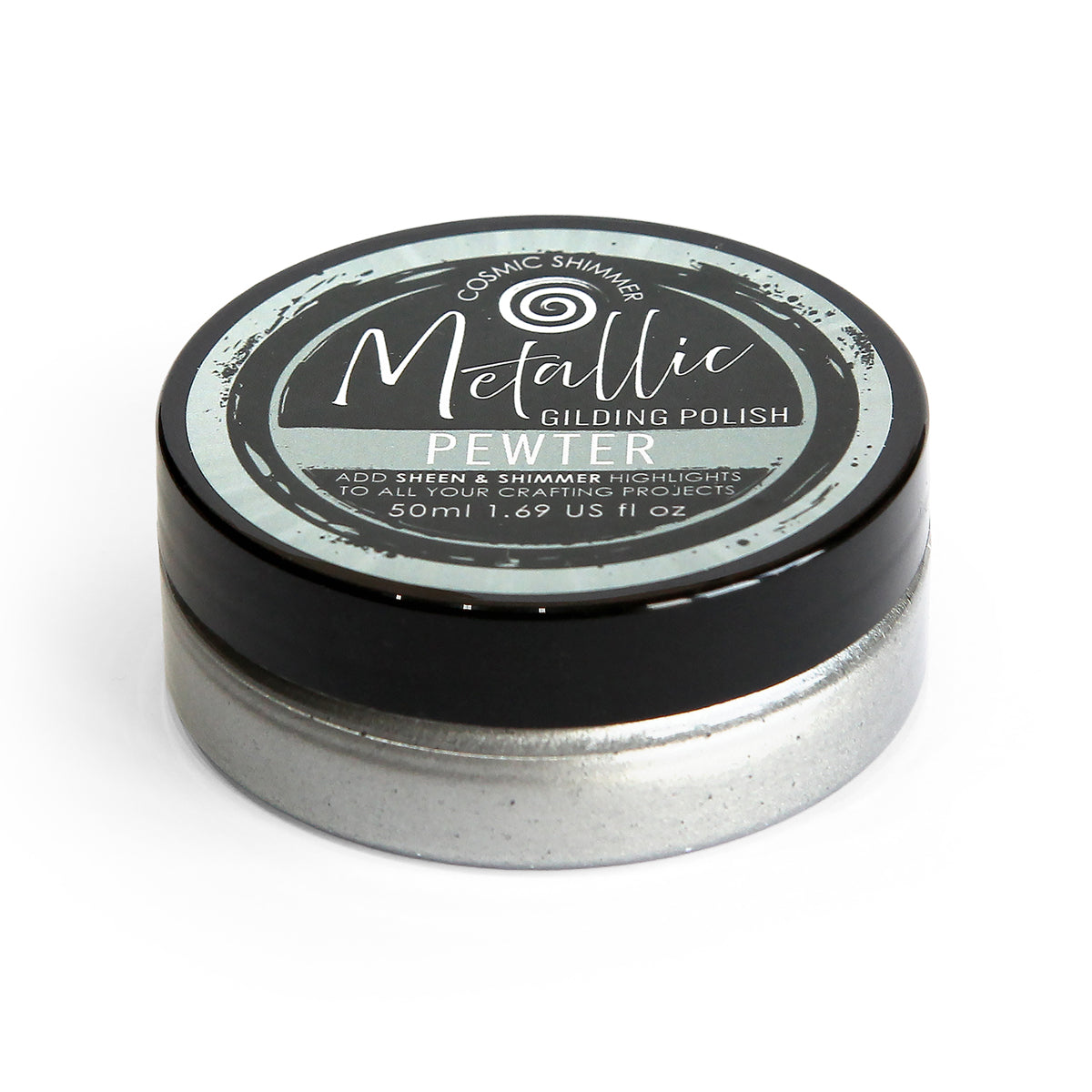 Cosmic Shimmer Metallic Gilding Polish Pewter 36-mp0002