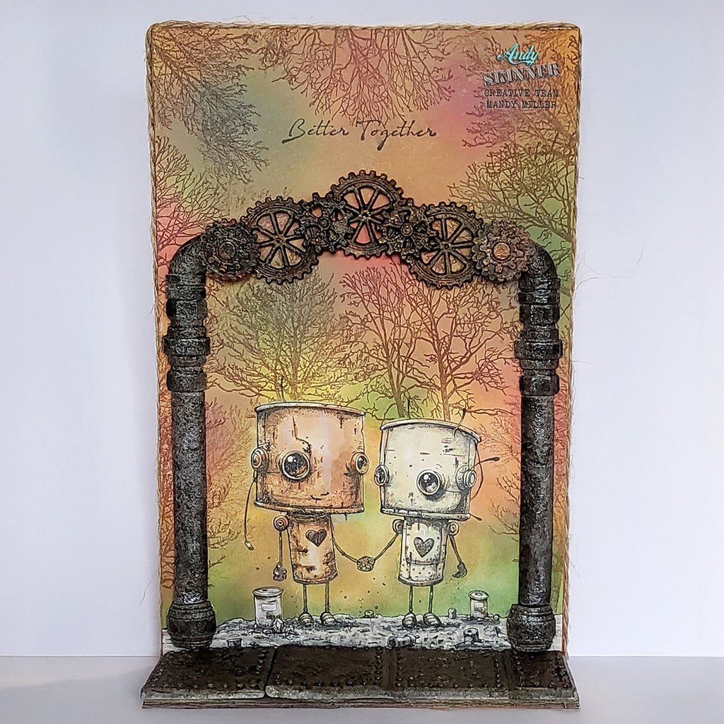 Cosmic Shimmer Mini Cogs and Gears Silicone Mould ce0152-cs better together