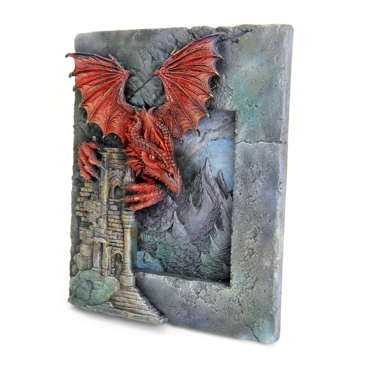 Cosmic Shimmer Mystical Mountain Scene Silicone Mould ce0161-cs castle frame