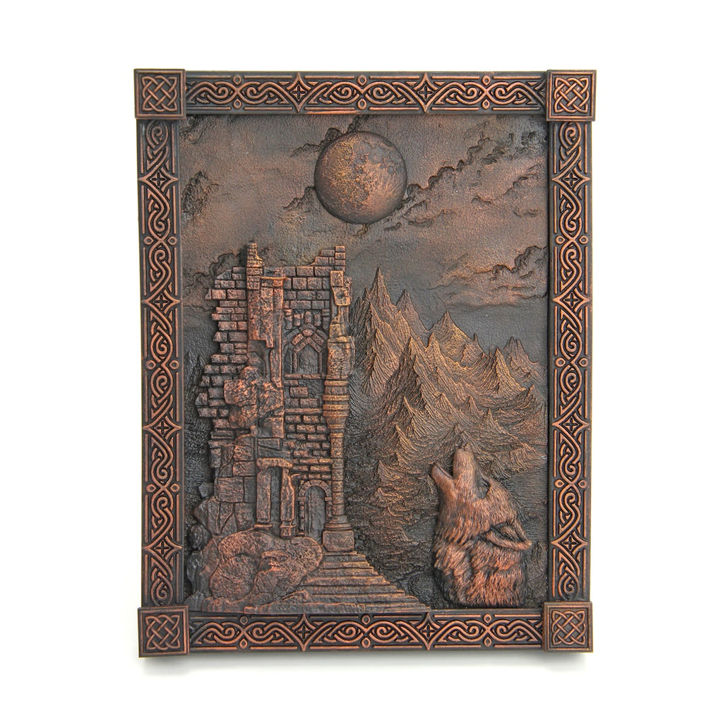 Cosmic Shimmer Mystical Mountain Scene Silicone Mould ce0161-cs howling wolf