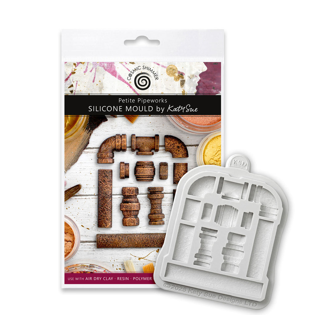 Cosmic Shimmer Petite Pipeworks Silicone Mould ce0150-cs