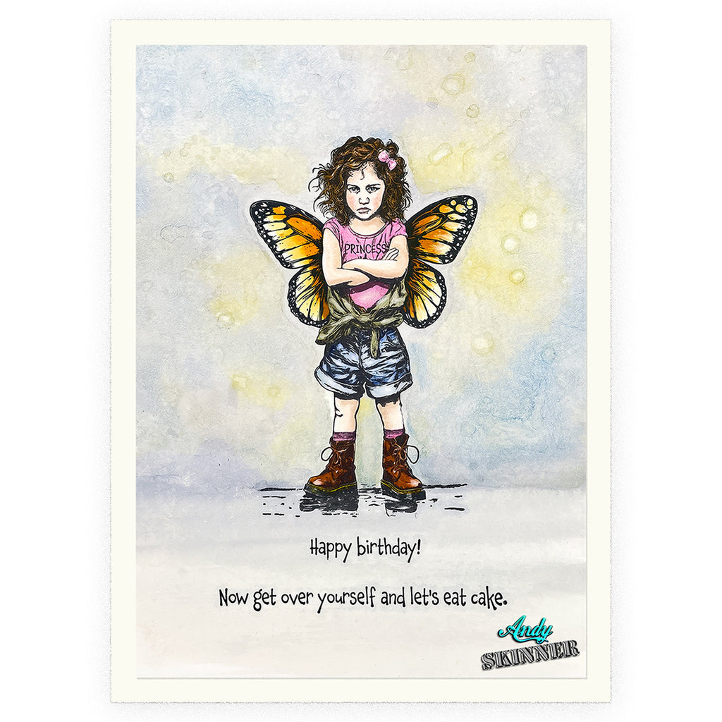 Cosmic Shimmer Princess Attitude Cling Stamps 07-0077-as birthday