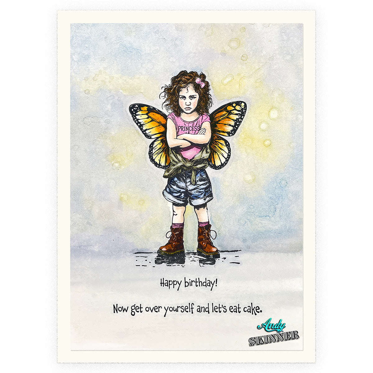 Cosmic Shimmer Princess Attitude Cling Stamps 07-0077-as birthday