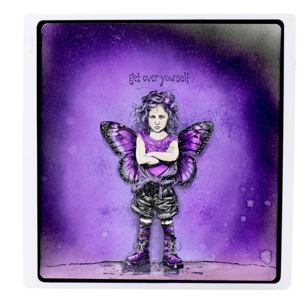 Cosmic Shimmer Princess Attitude Cling Stamps 07-0077-as get over yourself