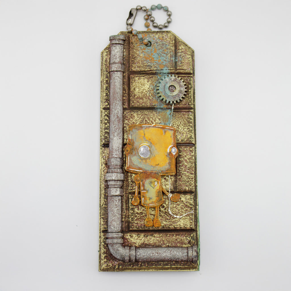 Cosmic Shimmer Riveted Metal Plate Silicone Mould dm0053-cs tag