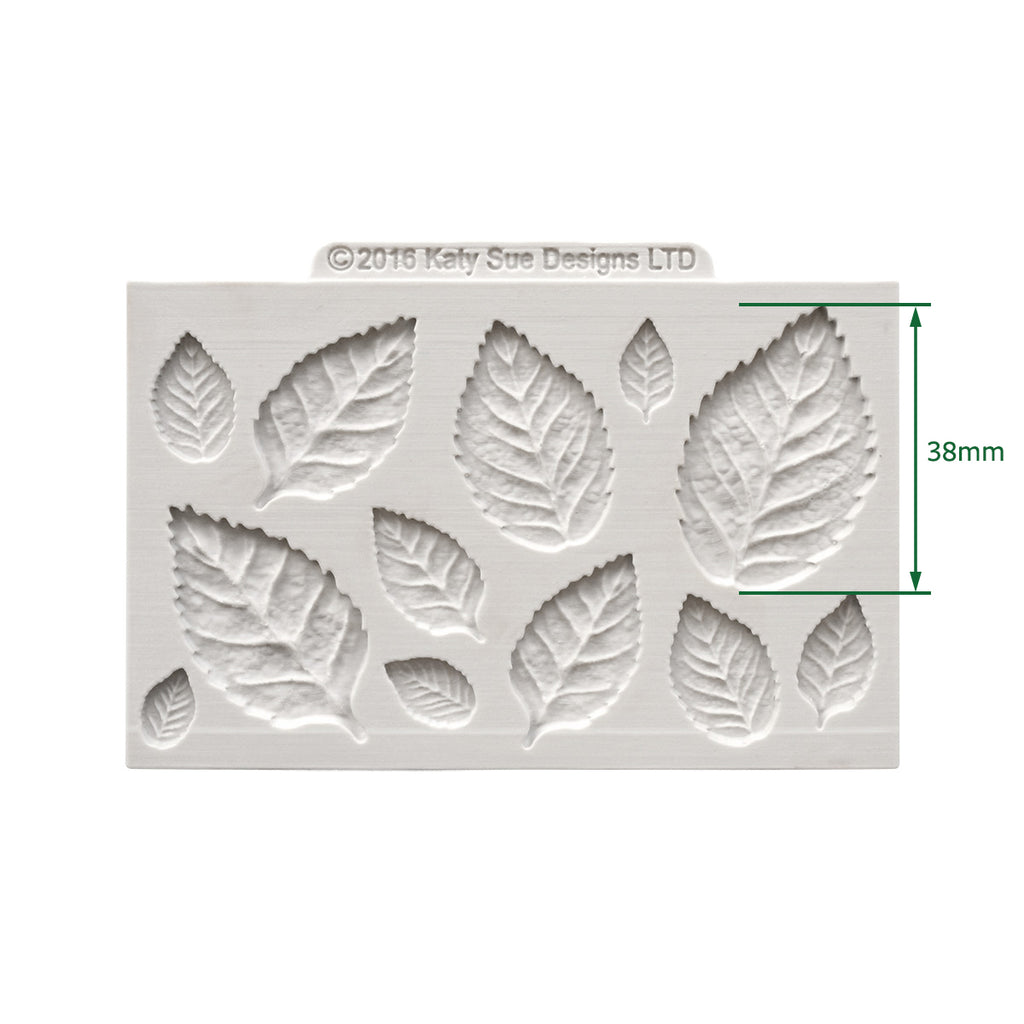 Cosmic Shimmer Rose Leaves Silicone Mould ce0050-cs size