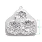Cosmic Shimmer Sculpted Peonies Silicone Mould ce0172-cs dimensions