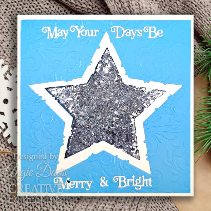 Cosmic Shimmer Spangles Blue Flint Set csspangblu*