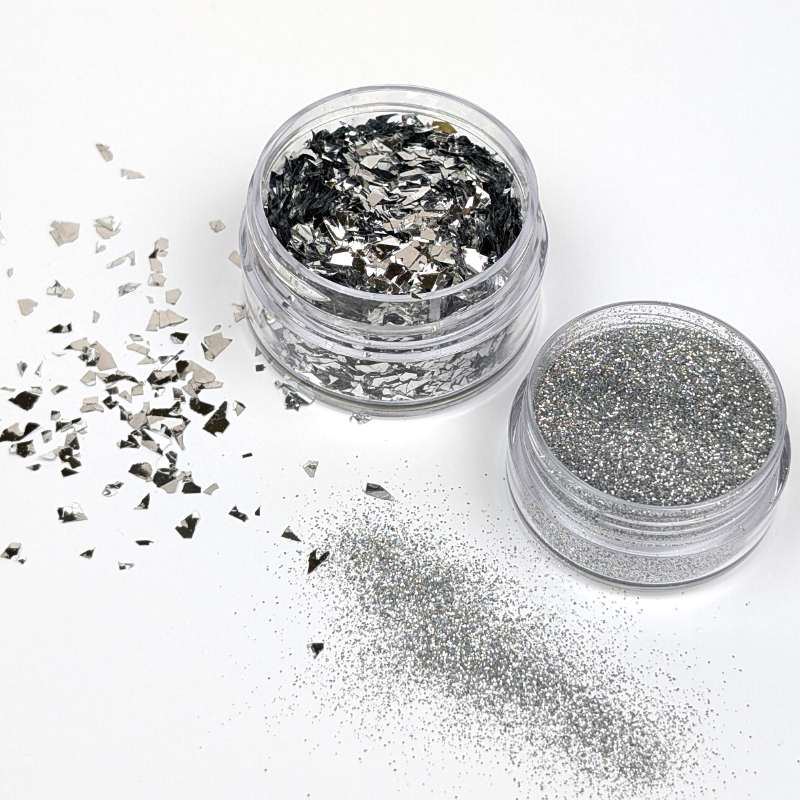 Cosmic Shimmer Spangles Pure Silver Set csspangsilv*