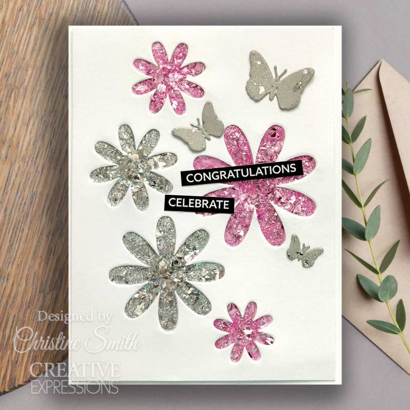 Cosmic Shimmer Spangles Pure Silver Set csspangsilv*