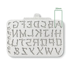 Cosmic Shimmer Twig Alphabet Silicone Mold dm0070-cs dimensions