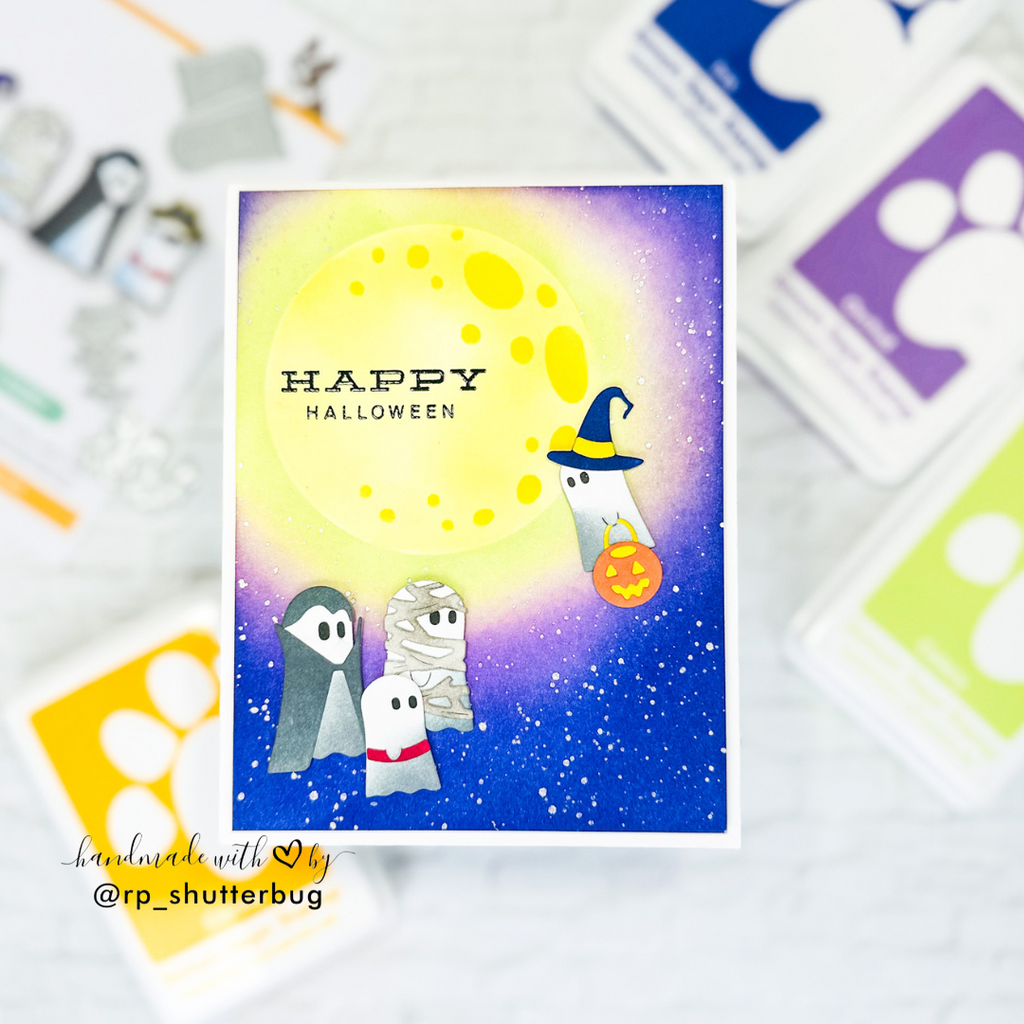 Simon Says Stamp Costume Ghost Parade Wafer Dies s1067 STAMPtember Halloween Card | color-code:ALT05