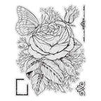 Couture Creations Rose Stamp and Colour Set co728575